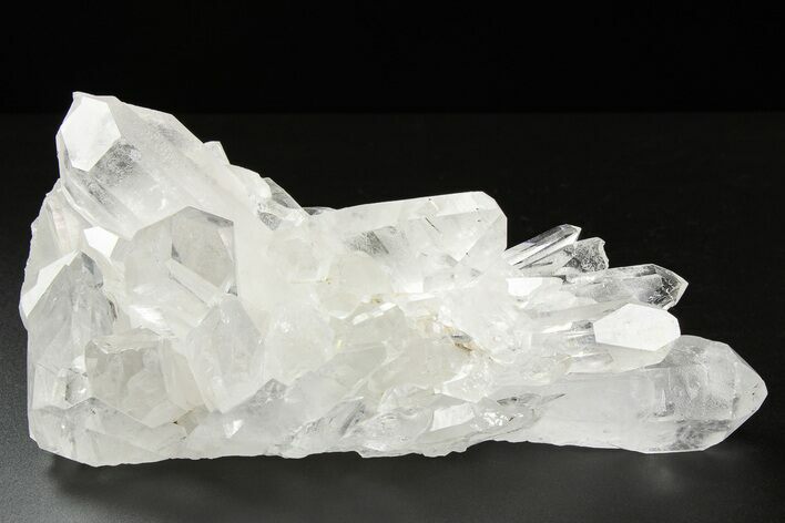 Clear Quartz Crystal Cluster - Brazil #258932